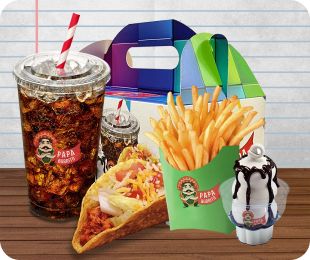 Für Kinder gibt es das Papa Kids Menu.
