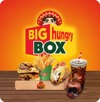 Wähle aus verschiedenen Big Hungry Menüs aus.