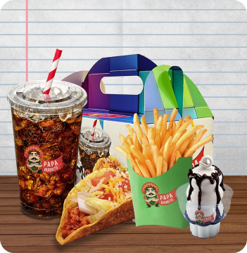 Für Kinder gibt es das Papa Kids Menu.
