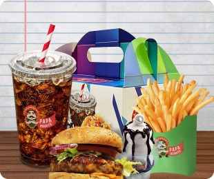 Für Kinder gibt es das Papa Kids Menu.