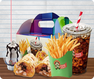 Für Kinder gibt es das Papa Kids Menu.