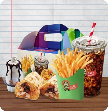 Für Kinder gibt es das Papa Kids Menu.