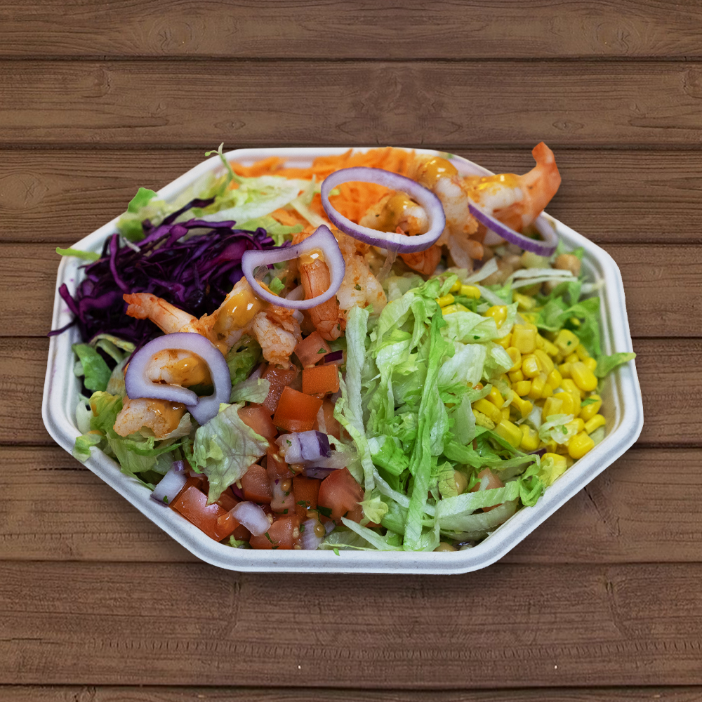 Heute mal was Leichtes? Dann erstelle dir deinen PAPA BURRITO Salat aus unserer frischen Salatbar.