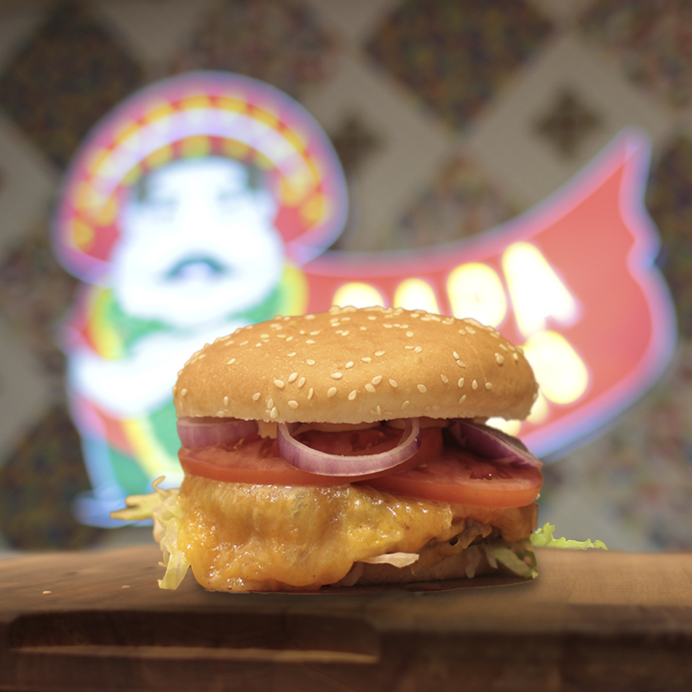 Der PAPA BURRITO Hamburger macht den amerikanischen Klassiker – mexikanisch pikant.