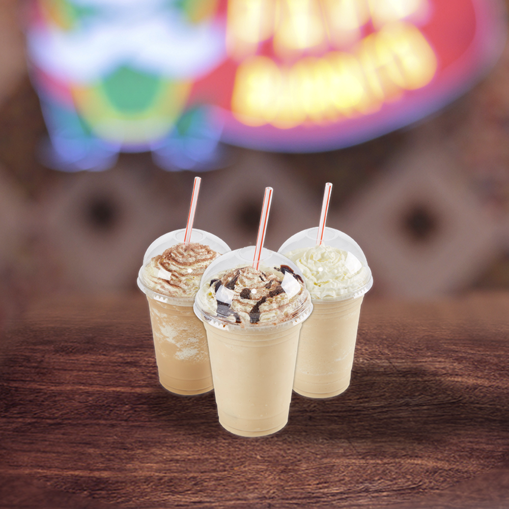 Genieße authentische Churros, mexikanische Eiscreme und Frappés als Nachspeise oder Snack für zwischendurch.